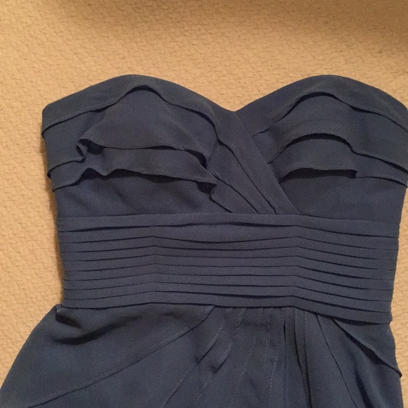 Bill Levkoff Bridesmaids Dress in Cornflower Blue - Picture 2 of 5